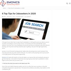 6 Top Tips For Jobseekers in 2020