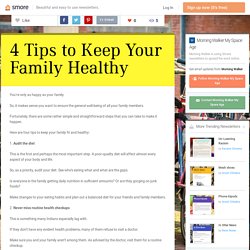 4 Tips to Keep Your Family Healthy