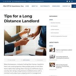 Tips For A Long Distance Landlord