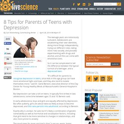 8 Tips for Parents of Teens with Depression