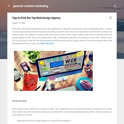 Tips to Pick the Top Web Design Agency
