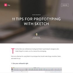 11 tips for prototyping with Sketch « Thoughts on users, experience, and design from the folks at InVision.