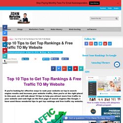 The Best Side of Free Traffic to My Website