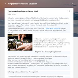 Tips to save lots of cash on laptop Repairs