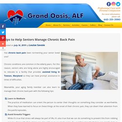Tips to Help Seniors Manage Chronic Back Pain