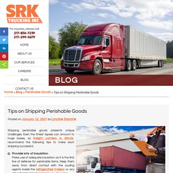Tips on Shipping Perishable Goods