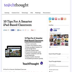 10 Tips For A Smarter iPad-Based Classroom