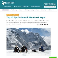 Top 10 Tips for successful Mera Peak Climbing
