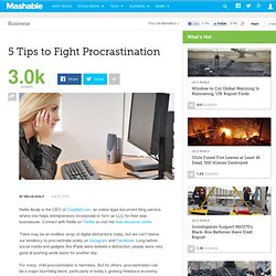 5 Tips to Fight Procrastination