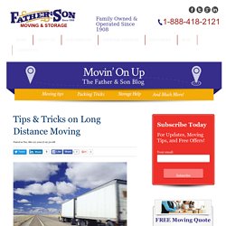Tips & Tricks on Long Distance Moving