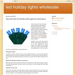 Tips and Tricks To Use Mini LED Lights For Home Decor