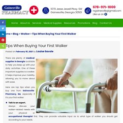 Tips When Buying Your First Walker