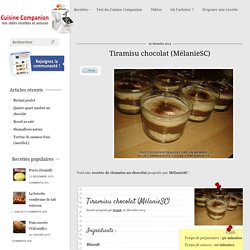 Tiramisu chocolat (MélanieSC)