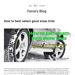 snow tires - fernesblog.simplesite.com