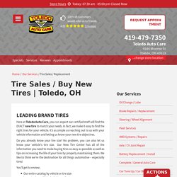 Buy New Tires Near Toledo, OH