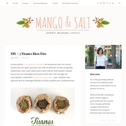 DIY // 3 Tisanes Bien-Être - Mango and Salt