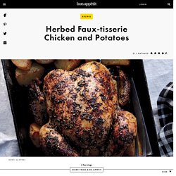 Herbed Faux-tisserie Chicken and Potatoes Recipe