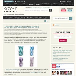 tissue paper pom poms « The Daily Design by Koyal Wholesale