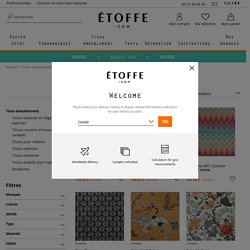Tissus ameublement d'éditeurs - vente de tissu au metre - Etoffe.com