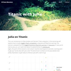 Titanic with Julia - Of Data Monsters