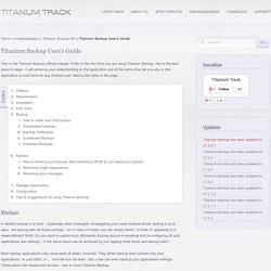 Titanium Backup User's Guide