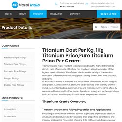 Titanium Cost Per Kg, 1Kg Titanium Price,Pure Titanium Price Per Gram