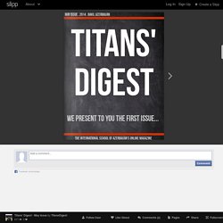 Titans' Digest - May Issue - Slipp by TitansDigest - Slipp.it