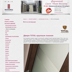 Фото в интерьере квартиры и офиса: межкомнатные двери TITUL от фабрики Волховец, дверная фурнитура и стекла.