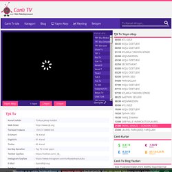 Tjk Tv Canlı izle - Tjk Tv Kesintisiz izle