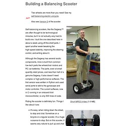 Balancing Scooter