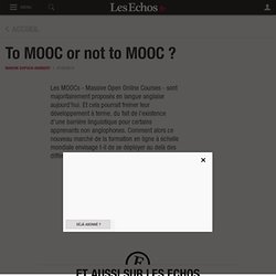 To MOOC or not to MOOC ? , Le Cercle