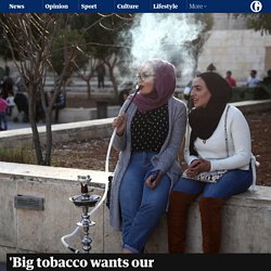 'Big tobacco wants our youth's lungs': rise of smoking in Jordan
