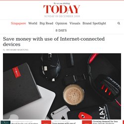 Save money with use of Internet-connected devices