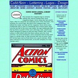 Todd Klein comic book logos top