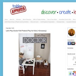 Let's Play Doctor Felt Pretend Play for Kids {+Giveaway}