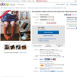 Anti Slip Baby Toddlers Kids FOX Knee High Socks Tights Hosiery Stockings HQ