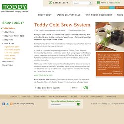 Toddy Coffee Maker, Toddy Maker, Cold Brew Coffee Maker, Low Acid Coffee, Healthy Coffee