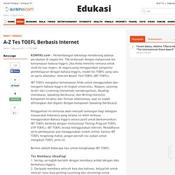 A-Z Tes TOEFL Berbasis Internet