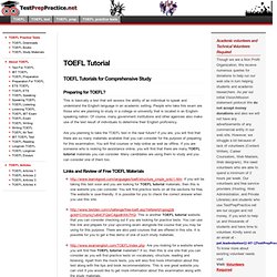 TOEFL Tutorial