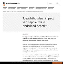 Toezichthouders: impact van nepnieuws in Nederland beperkt
