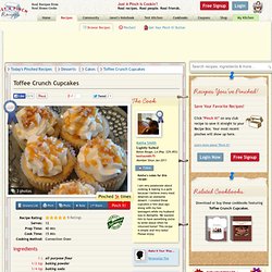Toffee Crunch Cupcakes Recipe