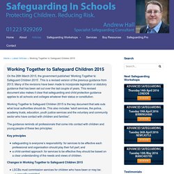 Working Together to Safeguard Children 2015