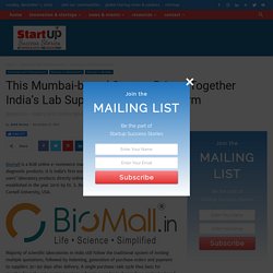 This Mumbai-based Startup Brings Together India’s Lab Suppliers on One Platform