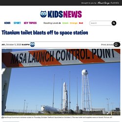 NASA sends new toilet to International Space Station