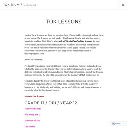 ToK Lessons – ToK Trump