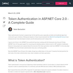 Token Authentication in ASP.NET Core 2.0 - A Complete Guide