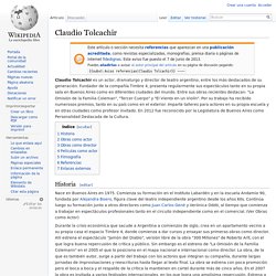 Claudio Tolcachir (Wikipédia)