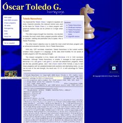 Toledo Nanochess and Toledo Picochess