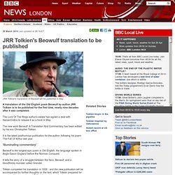 JRR Tolkien's Beowulf translation to be published