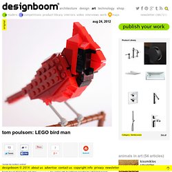 tom poulsom: LEGO bird man